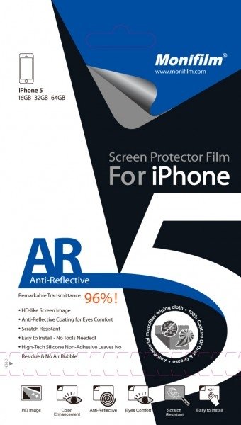 Захисна плівка Monifilm для Apple iPhone 5 /5S /5C (front + back), AR