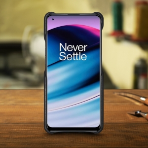 Шкіряна накладка Stenk Cover для OnePlus Nord N20 5G Чорна