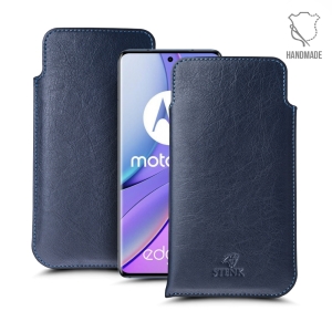 Футляр Stenk Elegance для Motorola Edge 40 Синій