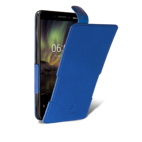 чехол-флип на Nokia 6.1 Ярко-синий Stenk Prime фото 2
