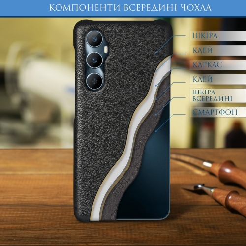 бампер на Realme C65 Черный Stenk Cover фото 4