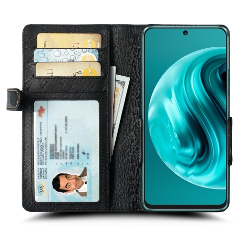 чехол-книжка на HuaWei Nova 12i Черный Stenk Wallet фото 2