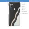 Кожаная накладка Stenk Cover для HTC U20 Чёрная