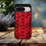Накладка SkinBacker Python Scales для Google Pixel 9 Червоний