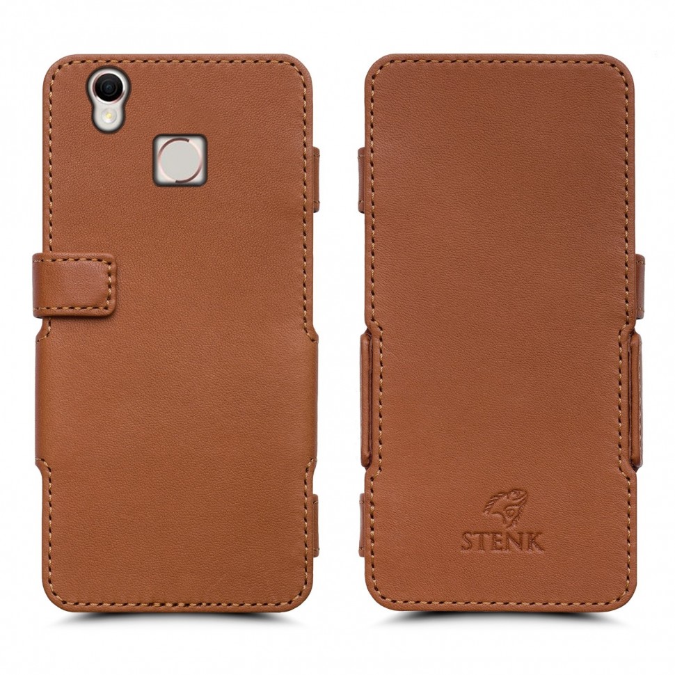 

Чехол книжка Stenk Prime для Oukitel K7000 Camel, Светло-коричневый