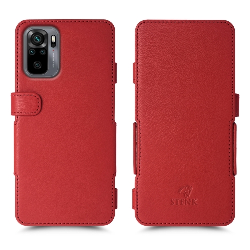 чехол-книжка на Xiaomi Redmi Note 10 Красный Stenk Prime фото 1