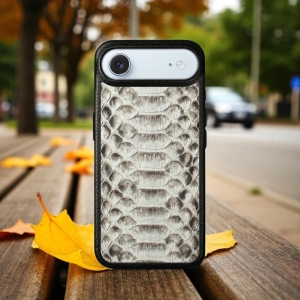 Шкіряна накладка Stenk ExBacker Python Scales для Apple iPhone 17 Air Натуральний