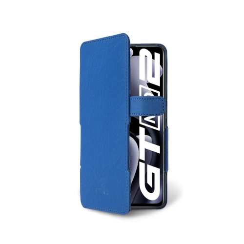 чехол-книжка на Realme GT Neo2 Ярко-синий Stenk Prime фото 2