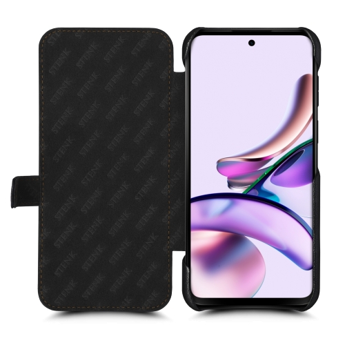 чехол-книжка на Motorola Moto G13 Черный Stenk Premium фото 2