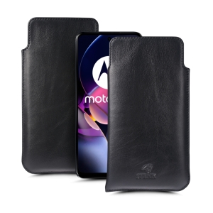 Футляр Stenk Elegance для Motorola Moto G54 Чёрный