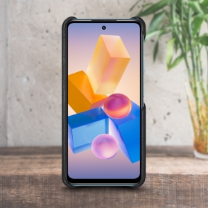 Шкіряна накладка Stenk Cover для Infinix Hot 40i Чорна