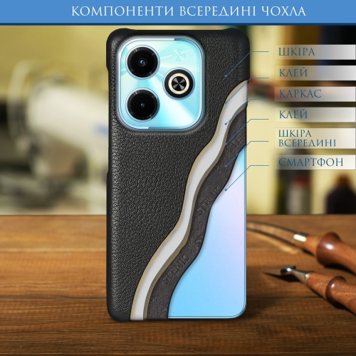 бампер на Infinix Hot 40i Чорний Stenk Cover фото 4