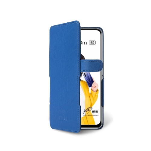 чехол-книжка на Realme X50m 5G Ярко-синий Stenk Prime фото 2
