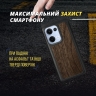 Шкіряна накладка Stenk WoodBacker для OPPO Reno13 Чорний