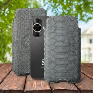 Футляр Stenk Sportage Python для HuaWei Nova 12s Сірий