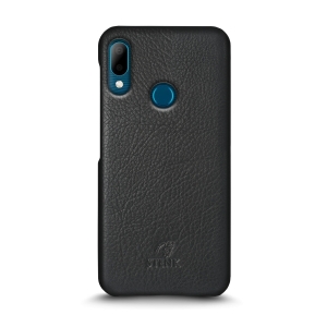 Кожаная накладка Stenk Cover для HTC Wildfire E2 Чёрная