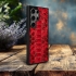 Накладка SkinBacker Python Scales для Samsung Galaxy S24 Ultra Красный