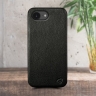 Кожаная накладка Stenk Cover для Apple iPhone 16e Чёрный