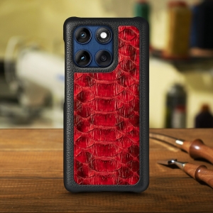 Накладка Stenk ExBacker Python Scales для Motorola Edge 60 Красный