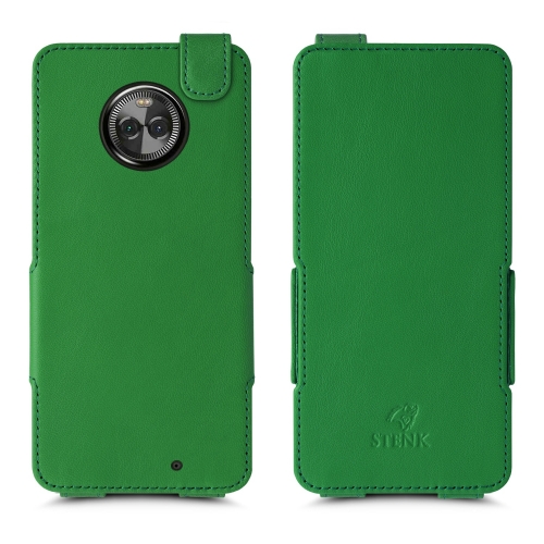 чехол-флип на Motorola Moto X4 Зелёный Stenk Prime фото 1
