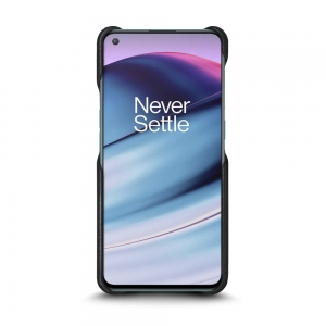 Шкіряна накладка Stenk Reptile Cover для OnePlus Nord CE 5G Чорна