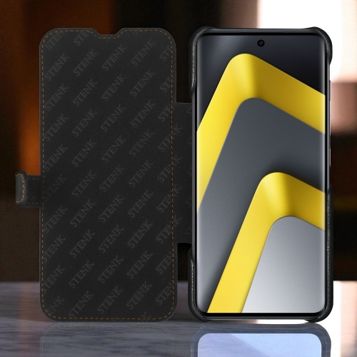 чохол-книжка на Xiaomi Poco M8 Чорний Stenk Premium фото 2