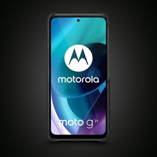 бампер на Motorola Moto G71 5G Черный Stenk WoodBacker фото 2