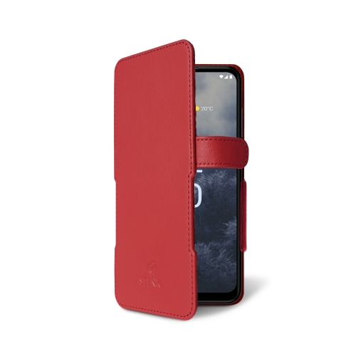 чехол-книжка на Nokia G60 Красный  Prime фото 2