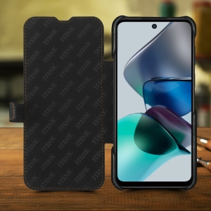 Чехол книжка Stenk Premium для Motorola Moto G23 Чёрный