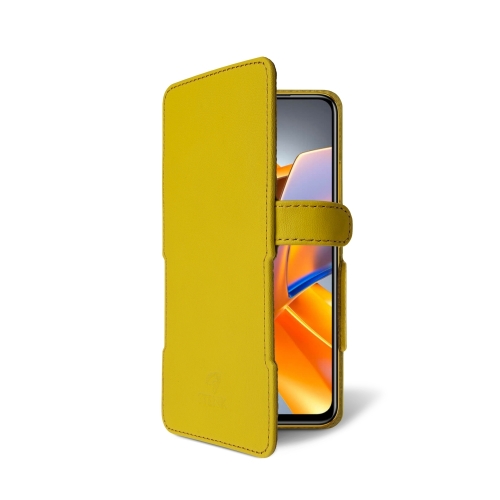 чехол-книжка на Xiaomi Poco M5s Желтый  Prime фото 2