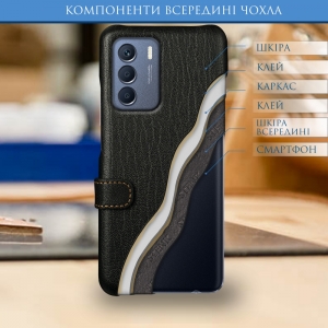 Чохол книжка Stenk Premium для Infinix Zero 5G (2023) Чорний