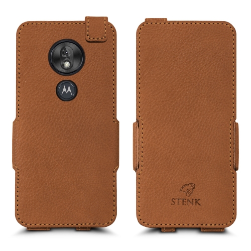 чехол-флип на Motorola Moto G7 Play Светло-коричневый Stenk Prime фото 1