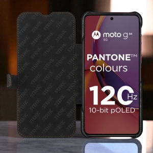 Чохол книжка Stenk Premium для Motorola Moto G84 Чорний