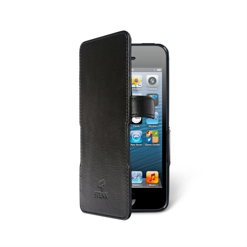 чохол-книжка на Apple iPhone 5 /5S Чорний Stenk Сняты с производства фото 2