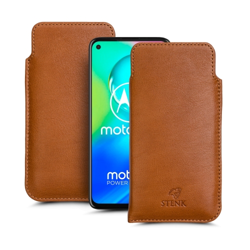 чехлы-футляры на Motorola Moto G8 Power Светло-коричневый Stenk Elegance фото 1