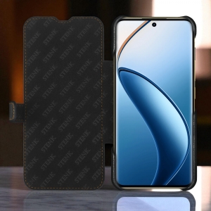 Чехол книжка Stenk Premium для Realme 12 Pro Plus Чёрный