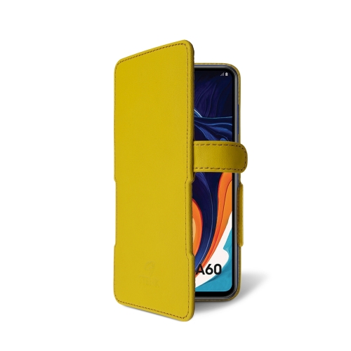 Чехол книжка Stenk Prime для Samsung Galaxy A60 Желтый