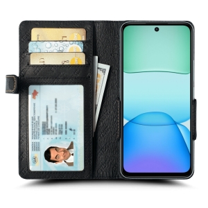 Чехол книжка Stenk Wallet для Xiaomi Redmi 13 Черный