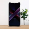 Кожаная накладка Stenk WoodBacker для Xiaomi Poco X7 Pro Черный