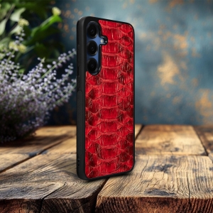 Накладка SkinBacker Python Scales до Samsung Galaxy S25 Plus Червоний
