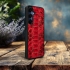 Накладка SkinBacker Python Scales для Samsung Galaxy S25 Plus Красный