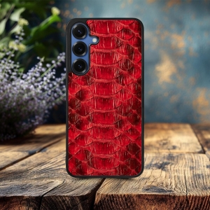 Накладка SkinBacker Python Scales до Samsung Galaxy S25 Plus Червоний
