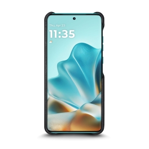 Кожаная накладка Stenk Reptile Cover для Motorola Edge 60 Fusion Черный