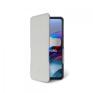 Чохол книжка Stenk Prime для Motorola Moto G100 Білий