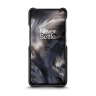 Кожаная накладка Stenk Reptile Cover для OnePlus Nord Чёрная