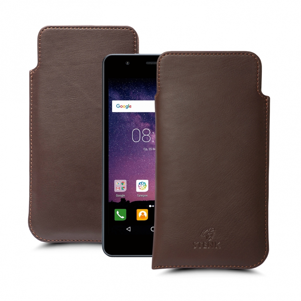 

Футляр Stenk Elegance для Philips S318 Коричневый