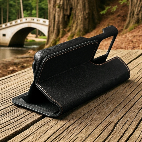 чохол-гаманець на Motorola Edge 70 Чорний Stenk Premium Wallet фото 3