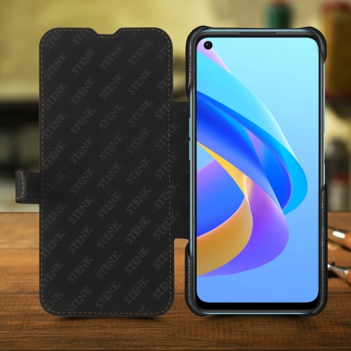 чохол-книжка на OPPO A76 Чорний Stenk Premium фото 2