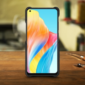Шкіряна накладка Stenk Cover для OPPO A78 4G Чорна