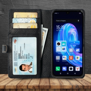 Чохол-портмоне Stenk Premium Wallet для Infinix Note 30i Чорний